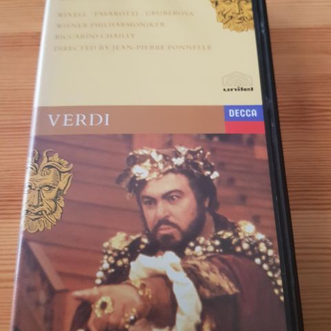 Rigoletto Pavarotti Verdi vhs