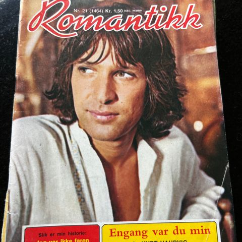 ROMANTIKK fra 1971-1973 - 10 pene blader - pris  samlet 125 kr