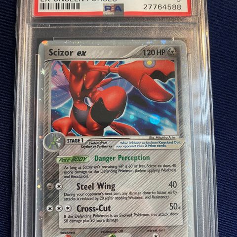 Pokemon / Scizor ex 108/115 Unseen Forces psa 9