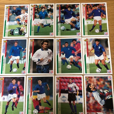 Upper Deck VM 1994 Italia Fotballkort