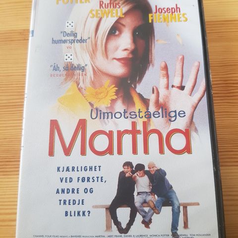 Uimotståelig Martha vhs