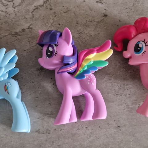 3 stk My Little Pony figurer