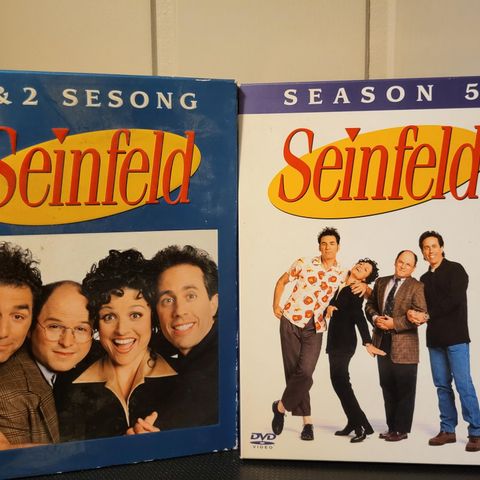 Seinfeldt komplett sesong 1&2, 5, 6 og 9