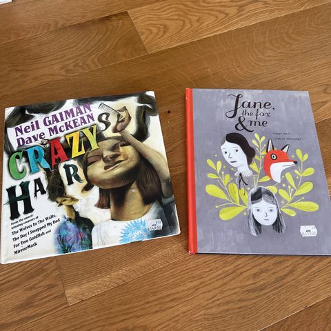 2 stk flotte innbundne engelske bøker for barn! God måte å lese og lære engelsk