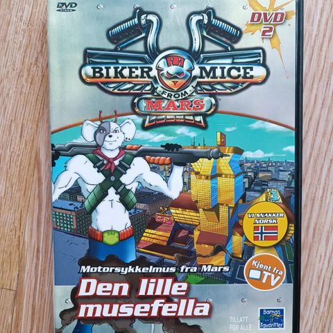 Motorsykkelmus fra Mars - Den lille musefella - DVD