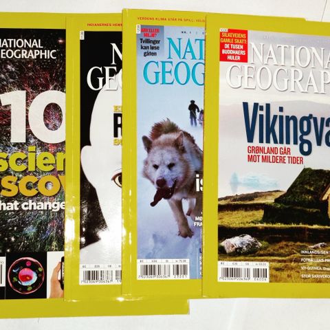 National Geographic - 4 utgaver