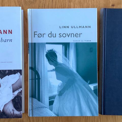 LINN ULLMANN-3 MEGET flotte bøker«FØR DU SOVNER»«ET VELSIGNET BARN»«NÅDE»