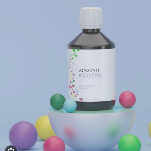 zinzino omega-3 balanseolje med Tuttufrutti