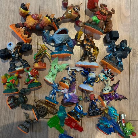 skylanders figurer samling