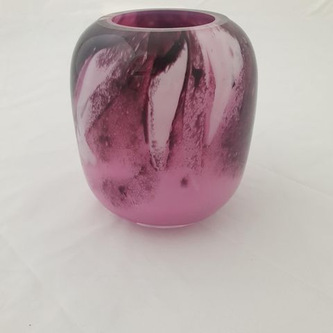 Randsfjord Glass Vase / lysestake