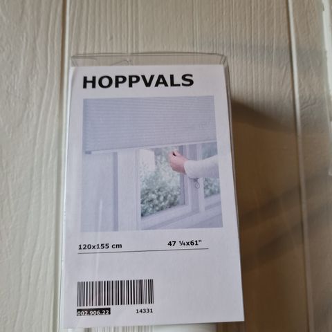 Hoppvals plissegardin IKEA