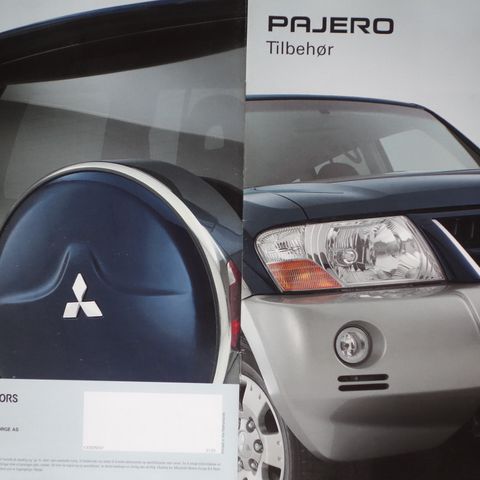 Mitsubishi Pajero Tilbehørskatalog 2003
