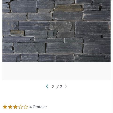 Fasadeskifer cement Stone black selges