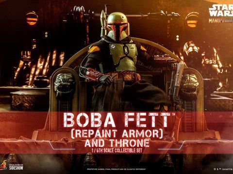 Hot Toys Boba Fett Repaint And Throne