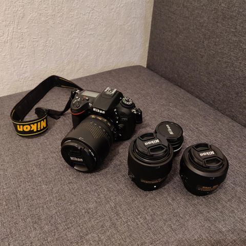 Nikon D7200 DSLR + lenser