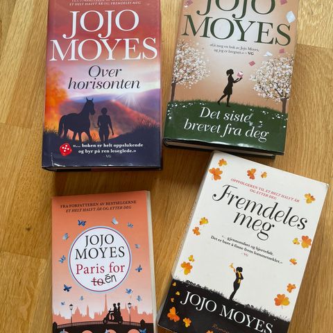 Jojo Moyes bøker til salgs