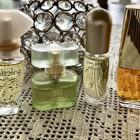 Vintage parfymer fra Estee Lauder & Clinique Happy - Miniparfymer 1999 USA 🌸