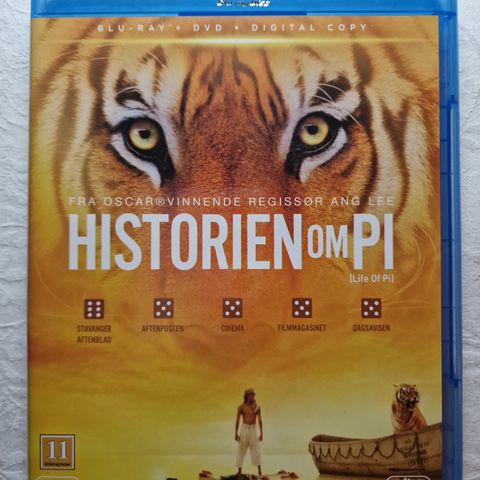 Historien Om Pi (2012) Blu-ray Disc