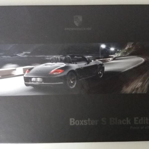 PORSCHE BOXSTER S Black Edition -brosjyre.