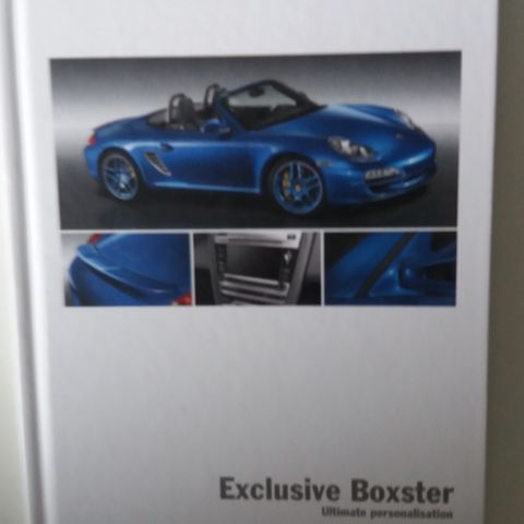 PORSCHE Exclusive Boxster -brosjyre.