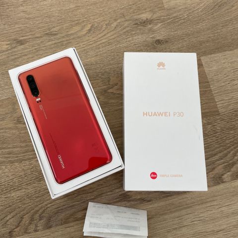 Amber sun Huawei P30 - 128 GB - Møtes i Oslo - Gi Bud