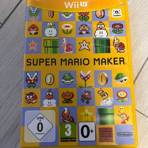 Super Mario Maker Wii U med bok