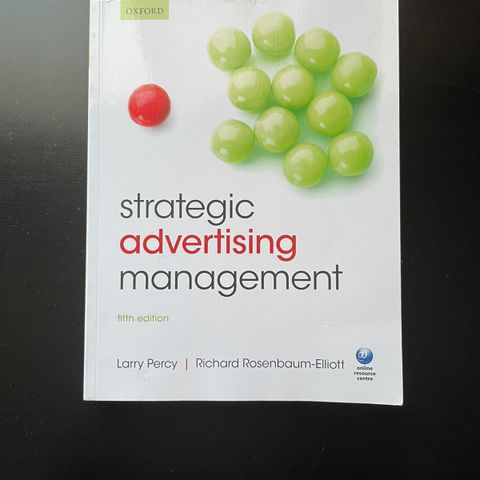 Strategic Advertising Management 5th edition