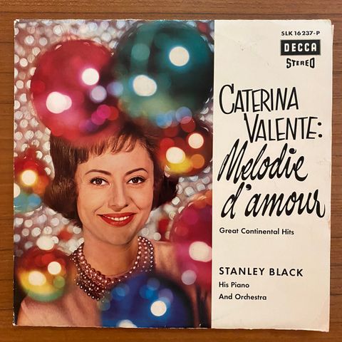 Caterina Valente - Melodie D'Amour / Great Continental Hits (1962)