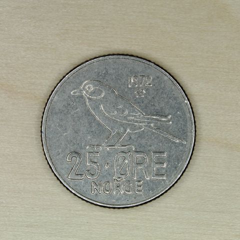 25 øre 1972 Norge   (1077)