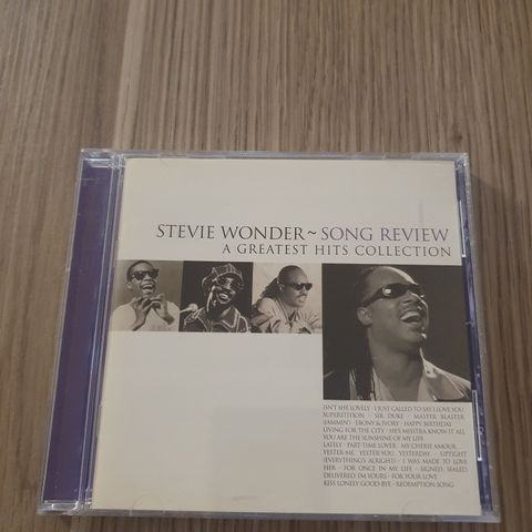 Stevie Wonder - Song Review. A Greatest Hits Collection (1996) (Pris: 50)