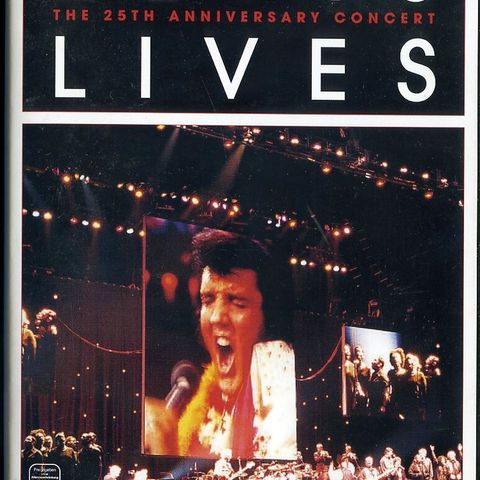 DVD -ELVIS LIVES - THE 25TH ANNIVERSARY CONCERT - LIVE FROM MEMPHIS  EX / EX