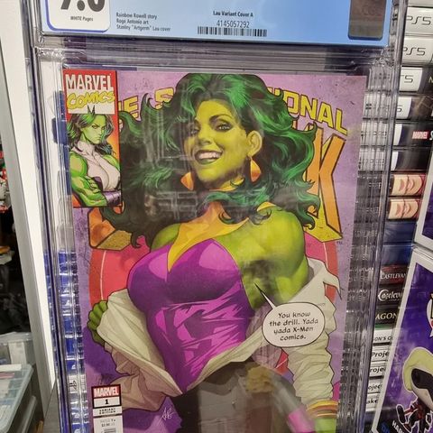 She-Hulk #1 CGC 9.6 Stanley Artgerm Lau Cover