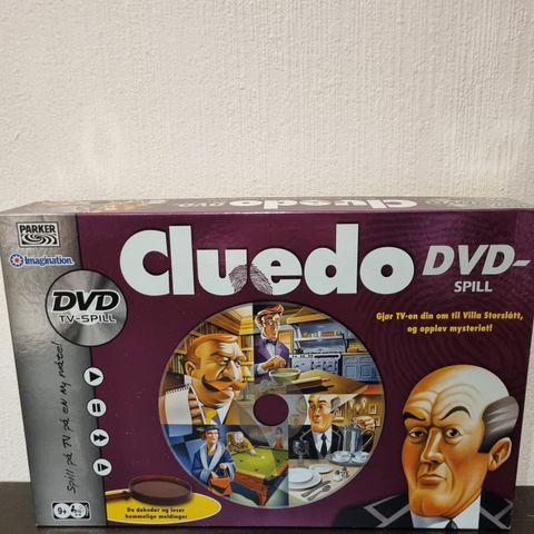 Cluedo Dvd-spill. Brettspill