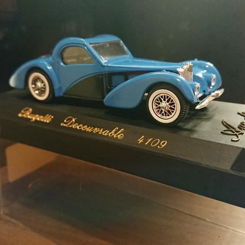 Modellbil - Bugatti Decouvrable - Solido Age d'or