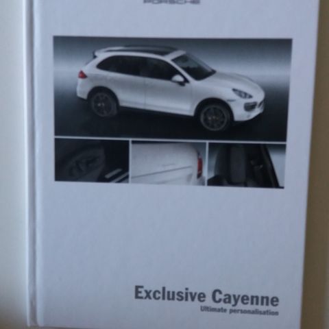 PORSCHE Exclusive Cayenne -brosjyre.