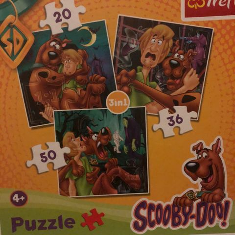 Puslespill Scooby Doo (4+)