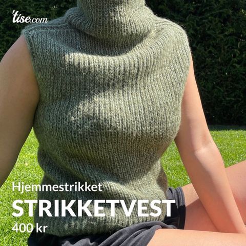 Strikketvest