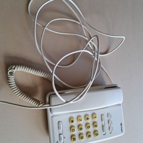 Retro telefon med store taster