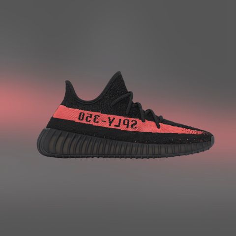 YEEZY Boost 350 V2 - Core Black/Red