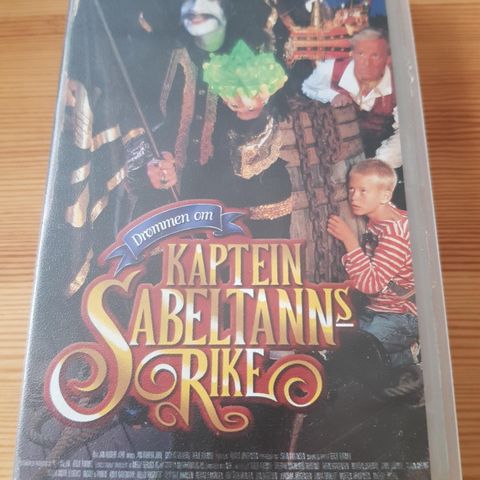 Drømmen om Kaptein Sabeltann Rike vhs