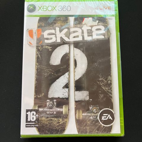 Skate 2 Xbox 360 FACTORY SEALED / Forseglet