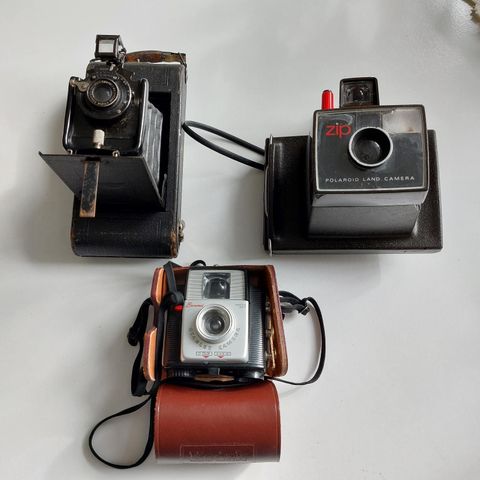 Gamle fotoapparat,  alle for 500