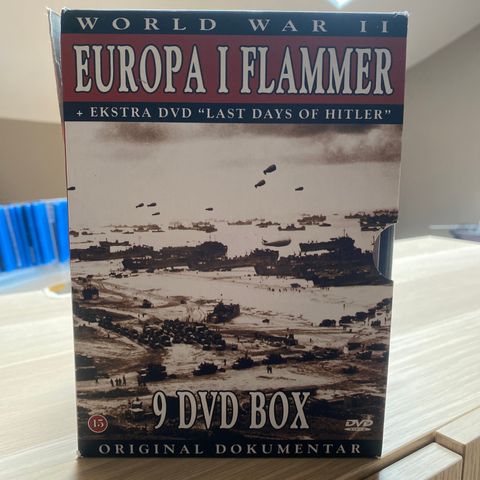 DVD boks - Europa i Flammer