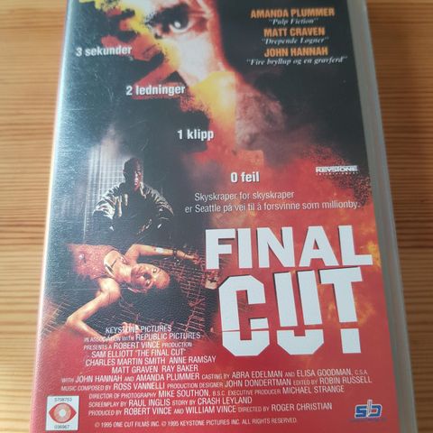 Final Cut vhs