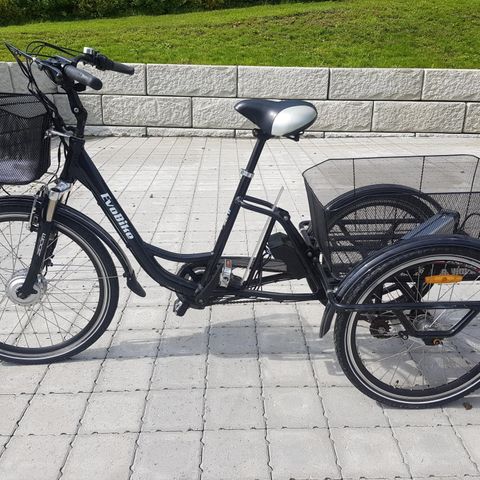 EvoBike elektrisk trehjulssykkel