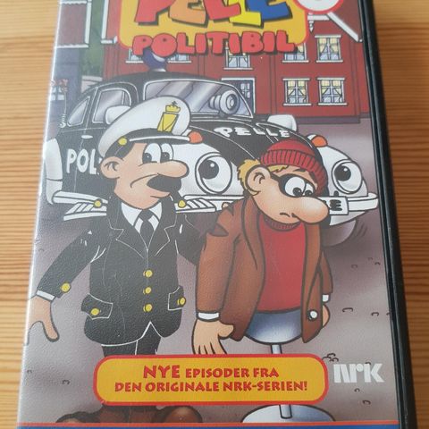 Pelle Politibil 3 vhs