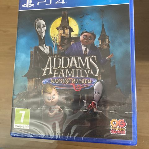 Addams family PlayStation 4 spill selges  ( TILBUD MEN LES HELE ANNONSEN )