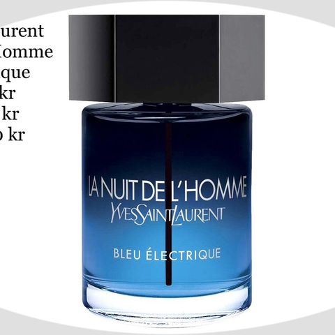 Yves Saint Laurent - Bleu Électrique (Parfymeprøver 3 ml, 5 ml og 10 ml)