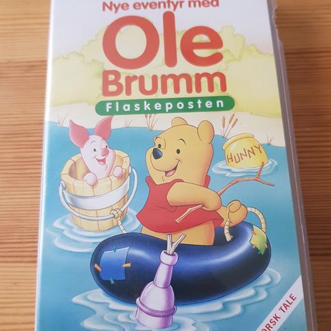 Disney Ole Brumm Flaskeposten vhs