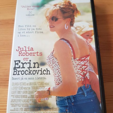 Erin Brockovich med Julia Roberts vhs